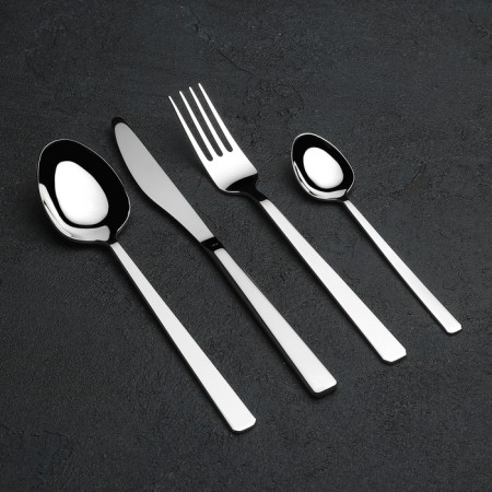 A set of cutlery "Amethyst", 24 items, thickness 2.5 mm, decorative box, color mix-1