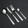 A set of cutlery "Amethyst", 24 items, thickness 2.5 mm, decorative box, color mix