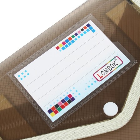 Folder-convert on the A5, 500 MKR button, with extension, vertical, pocket for business cards, mix-14
