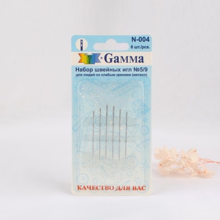 Sewing needles No. 5/9, auto-shuttered, 6 pcs, n-004