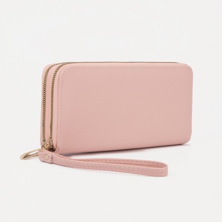 Women's wallet on lightning, pink color