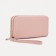 Women's wallet on lightning, pink color