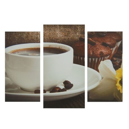 Modular painting on the subframe "Coffee" 2CT-25.5*50.5cm, 30.5*60cm, 60x100 cm
