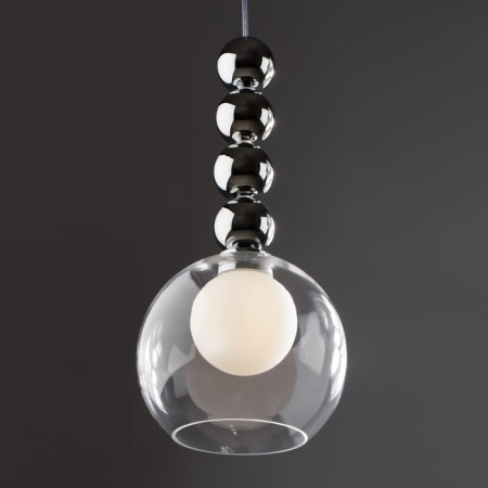 Suspended lamp Freya Fr5220PL-01CH3 FOCUS, 200x200x1740 mm, G9, 1x25W, chromium color-3