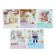 Notebook 12 sheets in a narrow ruler "Cozy cats", cover coated cardboard, rounded corners, fields, mix