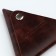 Monetnik on the button, Textura, brown color