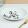 Ceramic plate "Bunny", 22.5 cm, white color