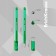 G-tone gel pen, node 0.5 mm, green ink, letter line length 500 meters