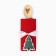 New Year. NEEDLAS gift set: red color, towel 35x60cm, HL 100%, VAF 220g/m2