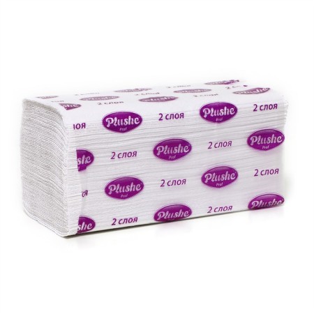 Paper towels Plushe, 15 g. M2, 2 layers, 150 sheets