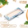 Gift box for tiles of chocolate with the Winter Blizzard window, 17.1 x 8 x 1.4 cm
