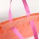 Household bag without fastening, red color
