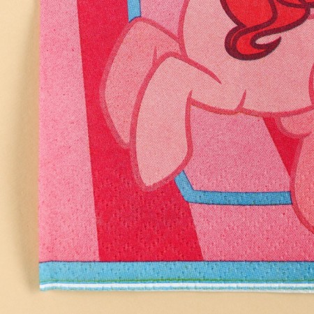 Paper napkins "Pink Pie", 33x33 cm, 20 pieces, 3 strata, my literal pony-4