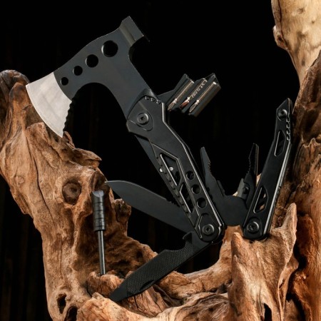 Multitula with pliers and ax-1