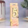 Candle in the cake number "5", 5.3 cm, gold