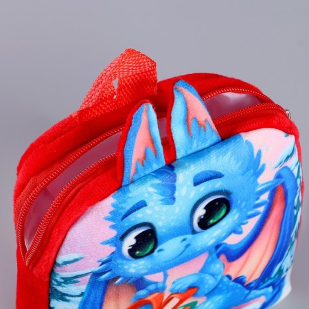 Baby backpack "Dragon with a gift", p. 22 × 17 cm-5