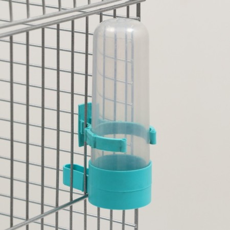 Birds of "Piggers" No. 101, chrome, equipped, 41x30x65 cm, turquoise-14