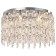 Ceiling chandelier Legacy 8xe14 40W, size 60x60x34 cm, color chromium