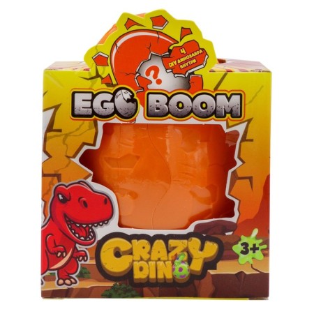Collectible figurine-scurry dinosaur Crazy Dino Egg Boom, with a map, mix-1