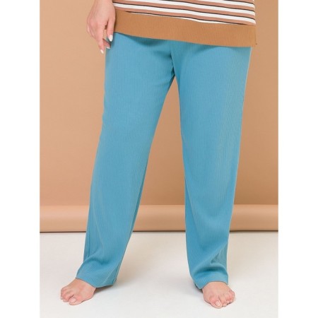 Female trousers, size 4xl, blue color