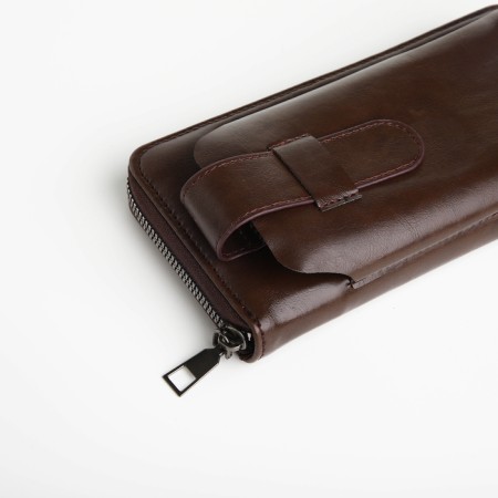 Pearl husband, 19.5*2.5*10 cm, 5 depth + n/pocket for bodies, d/maps, d/coins, on lightning, brown-3
