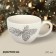 New Year's mug for the snow Cone, 370 ml, 14.5 × 10.8 × 7.2 cm, ceramics, white color.