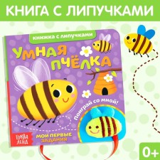 Book with Velcro and toy 