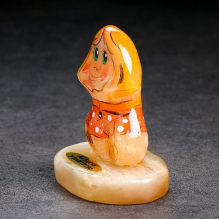 Souvenir "Domestenok for luck and wealth", selenite-1