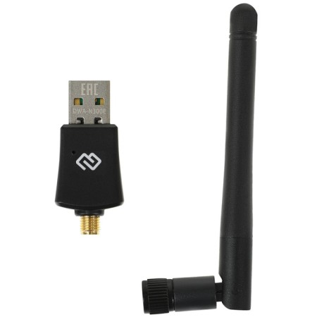 WIFI Digma DWA-N300E N300 USB 2.0 network adapter (Ant. Vnesh.) 1ant. (pack: 1pc)-2
