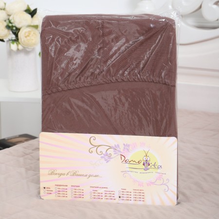 Silent on the elastic band ATRA 180x200x20, MOKKO COMPOSE 120g/m, cotton-4