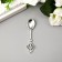 Souvenir wallet metal "Royal spoon" 5.9x1.4 cm