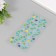 Stickers for creativity plastic "Green Tile" 9.3x20.4 cm