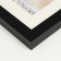 Photo frame wood, glass 13x18 cm "Paspartu" black 2x23x28 cm