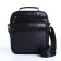 Male bag on lightning, long belt, black color
