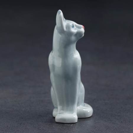 Porcelain figurine "Thai cat", 10 cm, mix-3