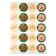 Stickers for business and gifts "February 23", 40 pcs, 4 x 4 cm