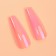 Poaring Faluses, 12 pcs, with adhesive plates, ballerina shape, pink