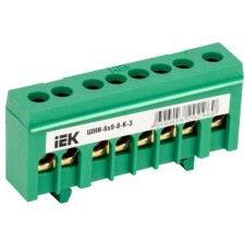 Шина PE «земля» IEK YNN10-69-8KD-K06