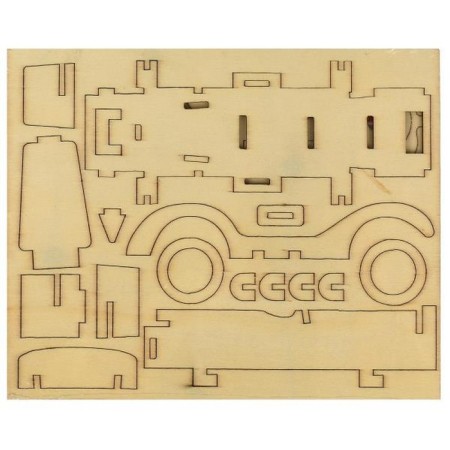 Wooden designer "Car" 38 parts-3