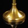 Aluminum candlestick "Roman" for 1 candle 9x9x28 cm