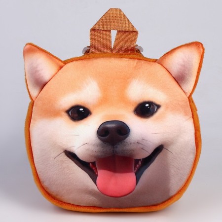 Baby backpack for the boy "Dog", plush-1
