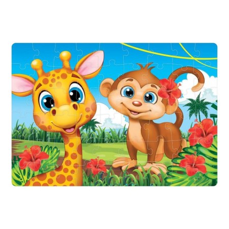 Children's puzzle "Fun adventures", 54 elements-1