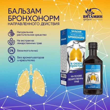 Bronchonorm balm, 250 ml