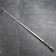 Stainless steel poker, handle - ring, width - 12 mm, 70 cm