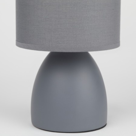Rivoli Nadine 1he14 table lamp, 40 watts Gray ceramics with lampshade-2