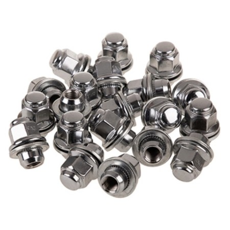 Nut of SkyWay cone, m12x1.50 closed 18.5mm, nose 37mm, key 21mm, chrome, set 20 pcs-1