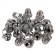 Nut of SkyWay cone, m12x1.50 closed 18.5mm, nose 37mm, key 21mm, chrome, set 20 pcs