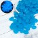 Decorative stones for the aquarium, luminous, 20 mm, 500 g, blue