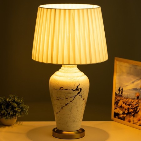 Board lamp "Kraki" E27 40W white 34x34x62 cm Risalux-1