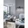 Bimeda 4x3W lamp LED Black 64x64cm
